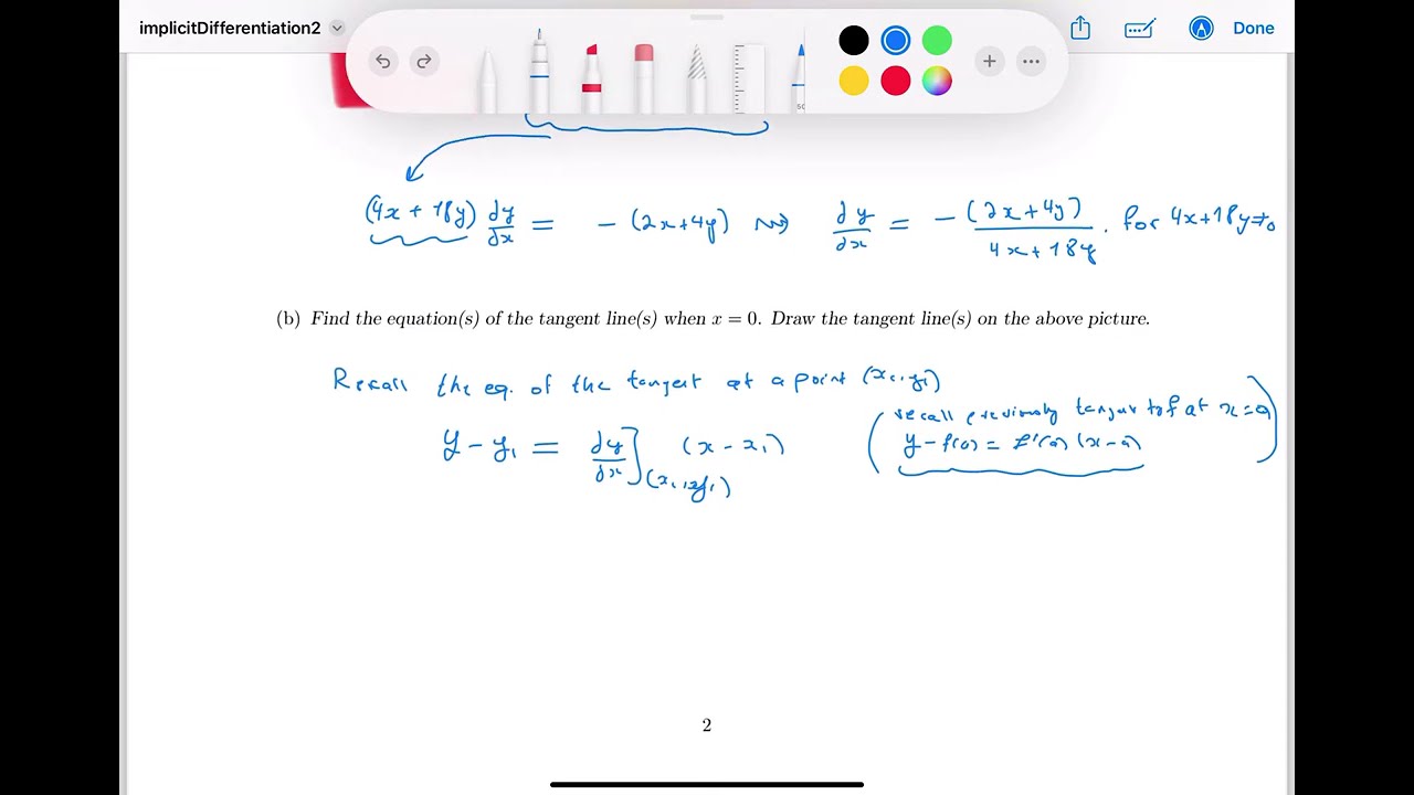 Implicit differentiation & logarithmic differentiation| Calculus