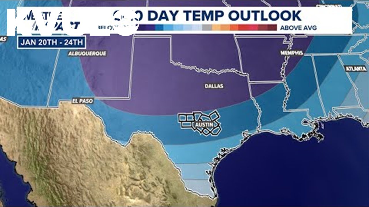Austin-area weather: January 12th evening weather update with Meteorologist Jordan Darensbourg