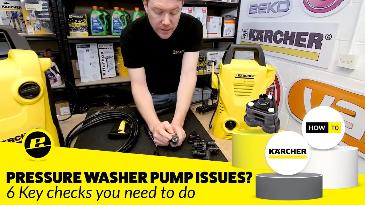 Karcher Not Working? - Karcher Pump Repair EASY Checks!
