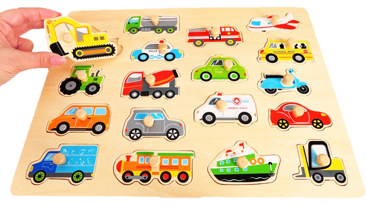 Best Learn Vehicles, Ambulance, Fire Truck, Train | Preschool Toddler Learning