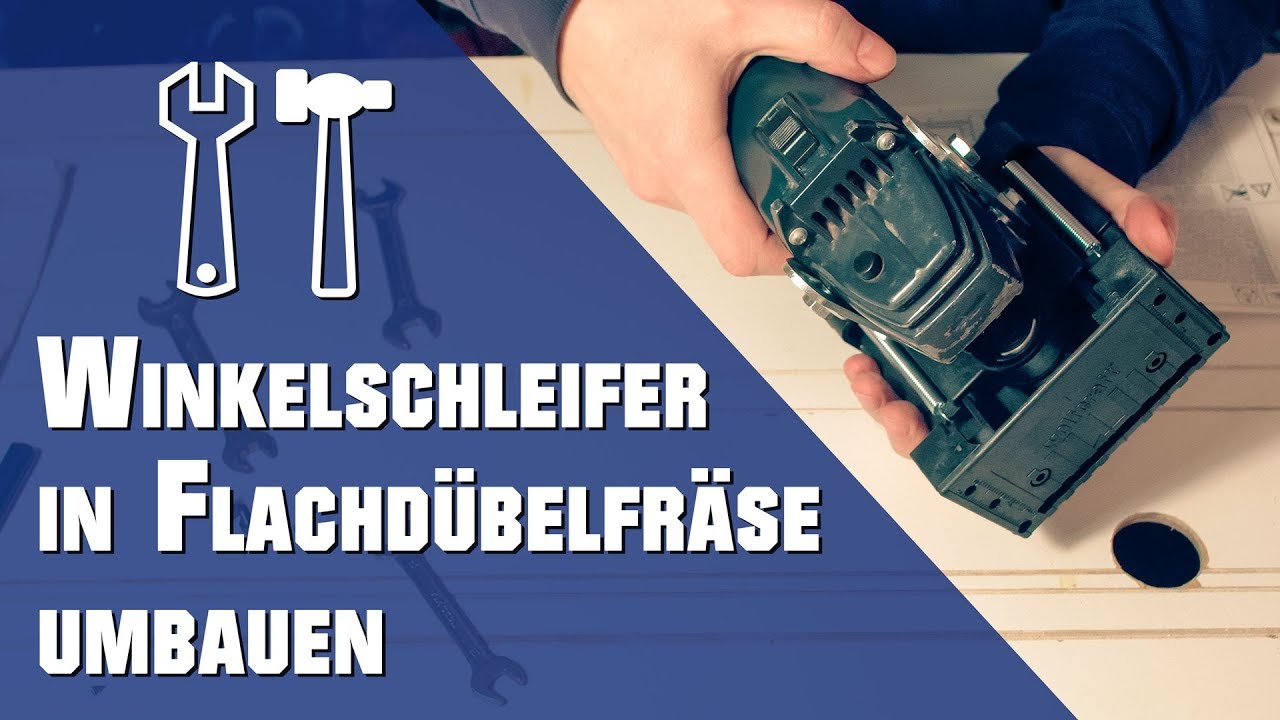 🛠️ Wolfcraft Multi-Holzfräse | Winkelschleifer in Flachdübelfräse umbauen