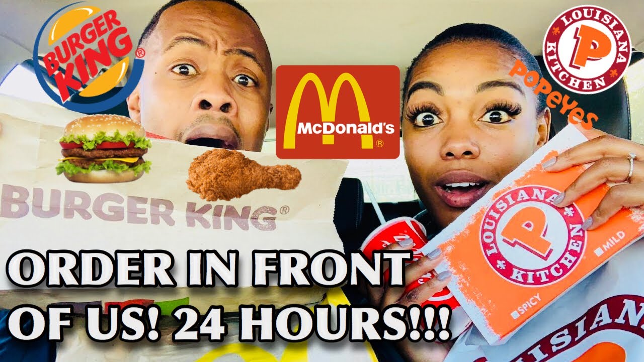 LETTING THE PERSON IN FRONT OF US DECIDE WHAT WE EAT FOR 24 HOURS!!! | #RegoDise
