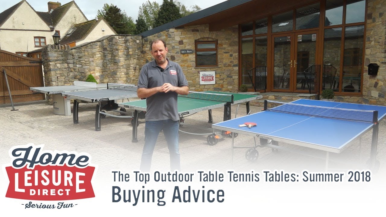 The Best Outdoor Table Tennis Tables 2018: Our Top 4 Pick!