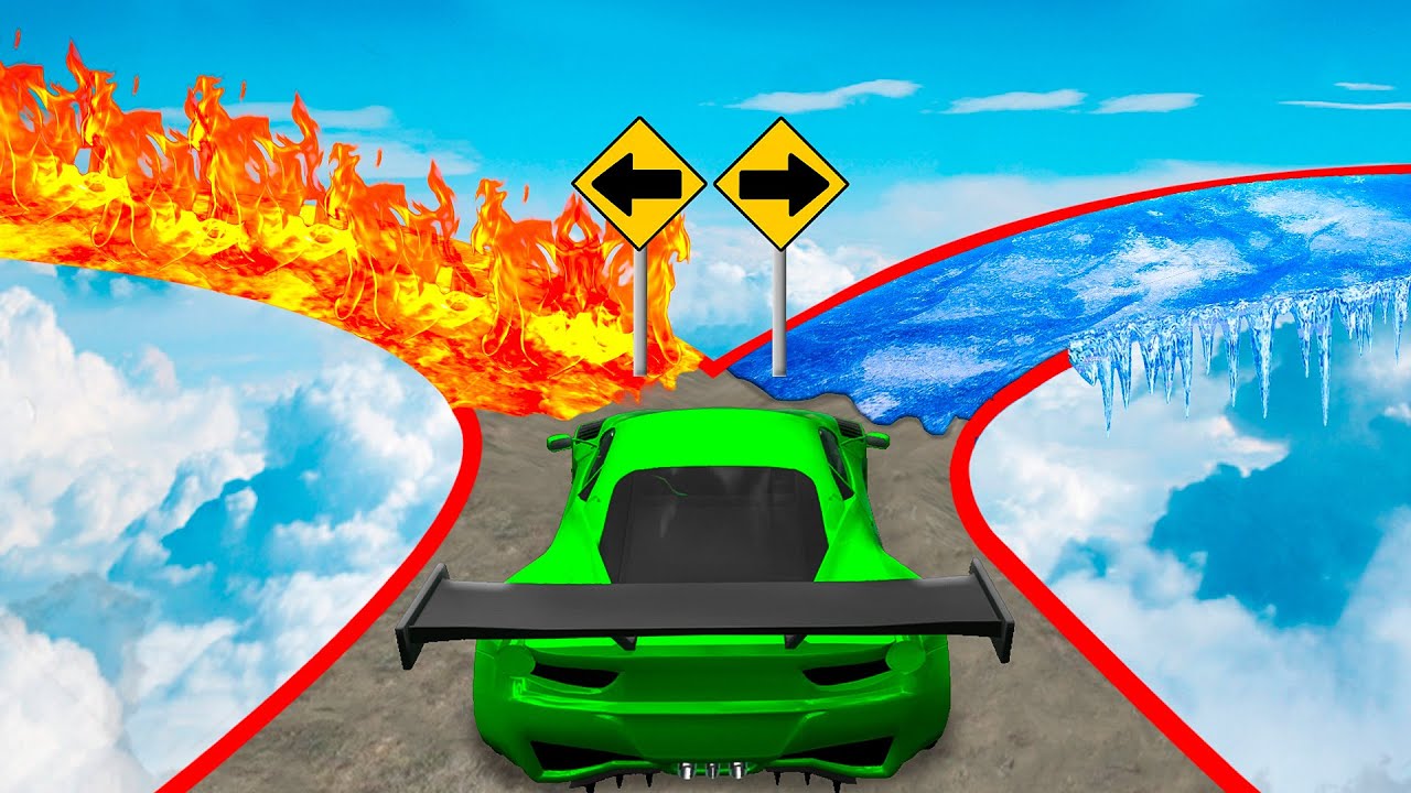 COMPLETO LA GARA FUOCO E GHIACCIO IMPOSSIBILE AL 100%! - GTA 5