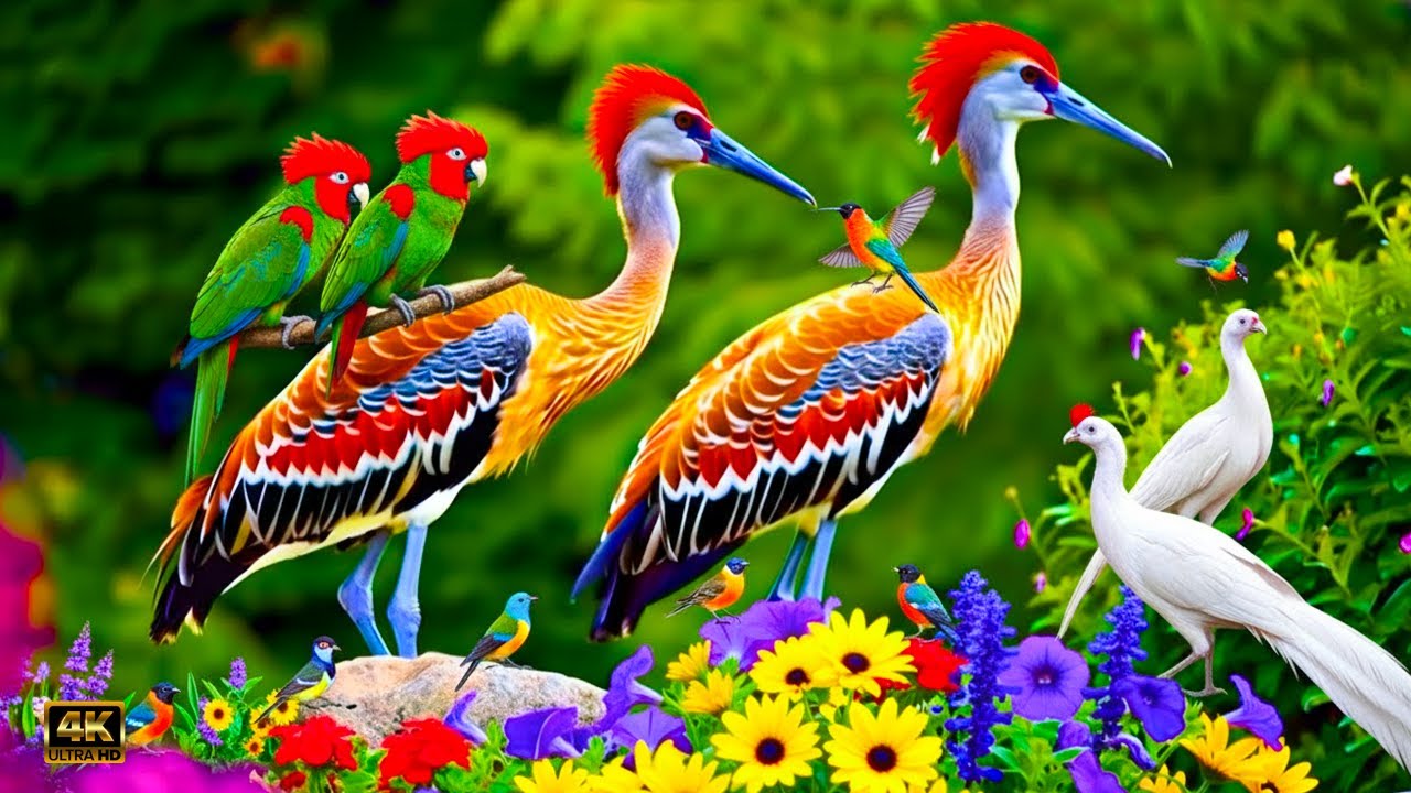 🐦Amazon Ecology 4k: Таинственный мир красочных птиц | Расслабляющий фильм о птицах