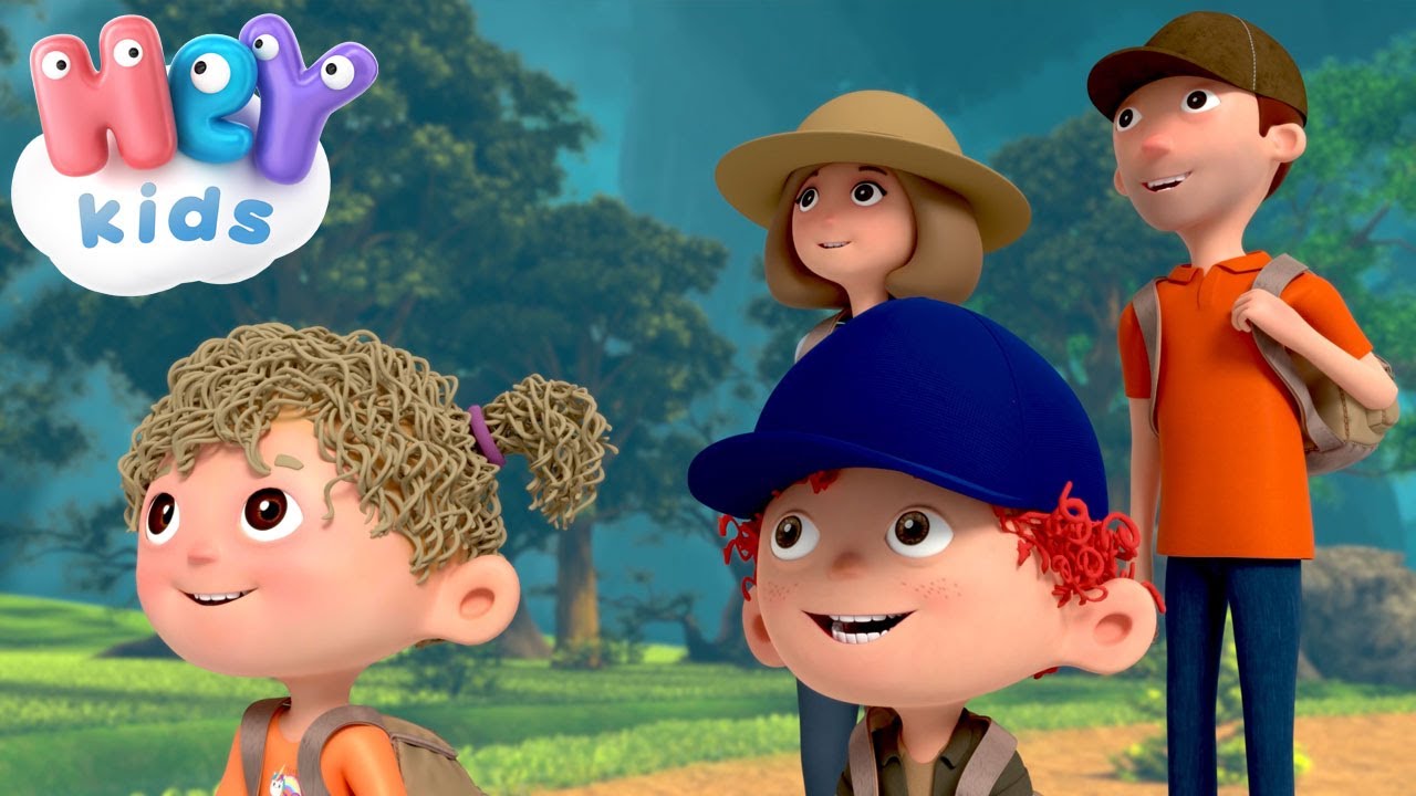 In drumeție cu cortul 🏕️ C&acirc;ntece pentru copii | HeyKids - Desene animate
