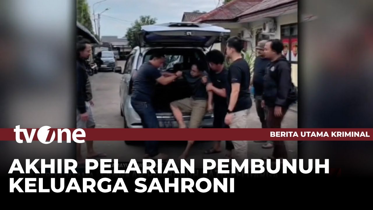 Akhir Pelarian Dua Pelaku Pembunuhan Satu keluarga di Indramayu | Berita Utama Kriminal tvOne