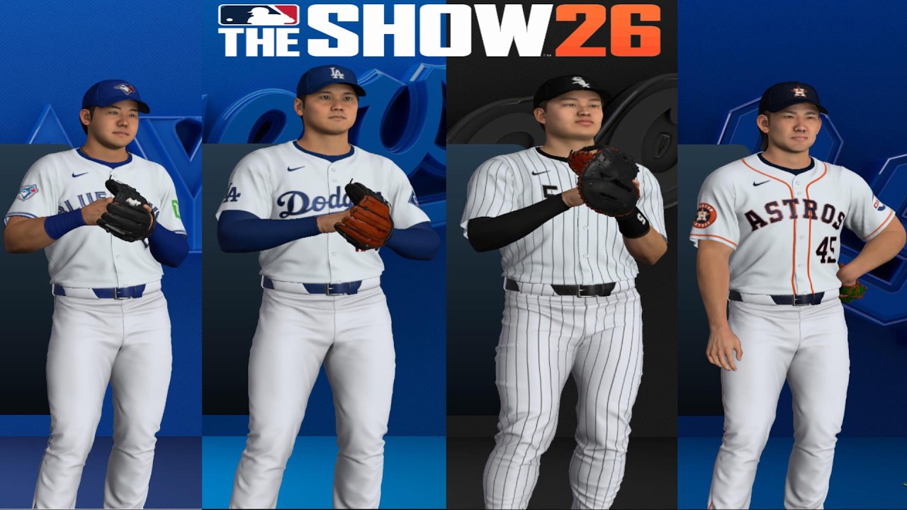 【MLB The Show 26】日本人メジャーリーガー集 大谷翔平 村上宗隆 岡本和真 今井達也 菅野智之 佐々木朗希 山本由伸 今永昇太 ダルビッシュ有 千賀滉大 吉田正尚 鈴木誠也 菊池雄星