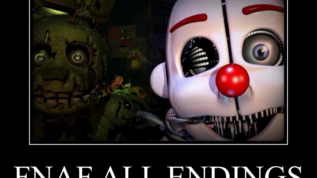 Fnaf All endings 1-5