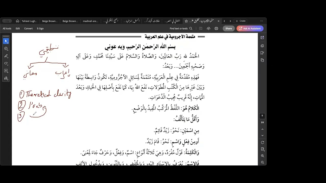 al-Mutammimah | Session 1 | Taster Session