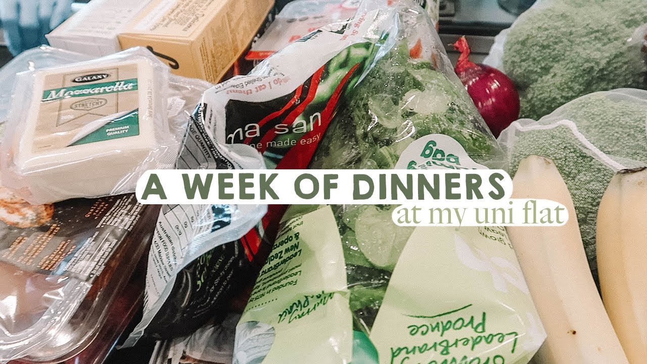 A WEEK OF FLAT MEALS | Flatting Series | Emma Stevens