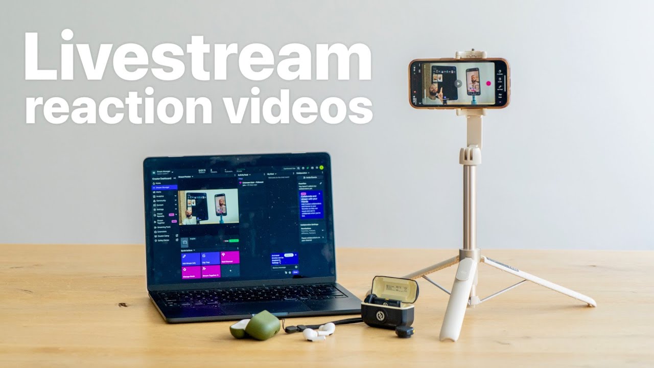 How to live stream reaction videos from your iPhone
