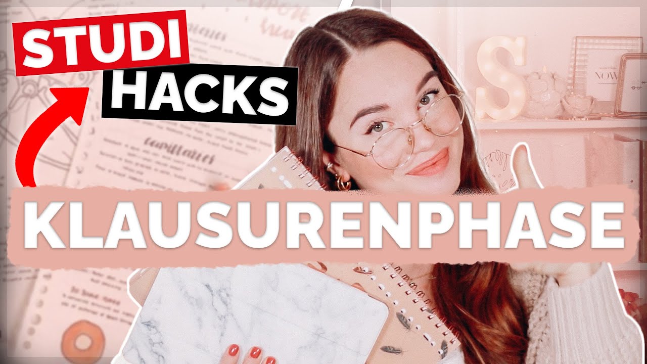 LERNEN für KLAUSUREN - 10 STUDIHACKS für die KLAUSUREN Phase