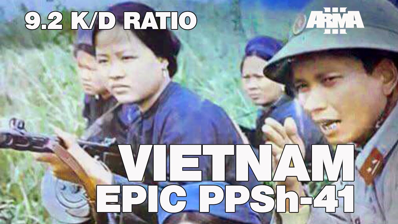 Arma 3 DLC: S.O.G. Prairie Fire - 9.2 K/D Ratio PVP in Vietnam PPSh-41