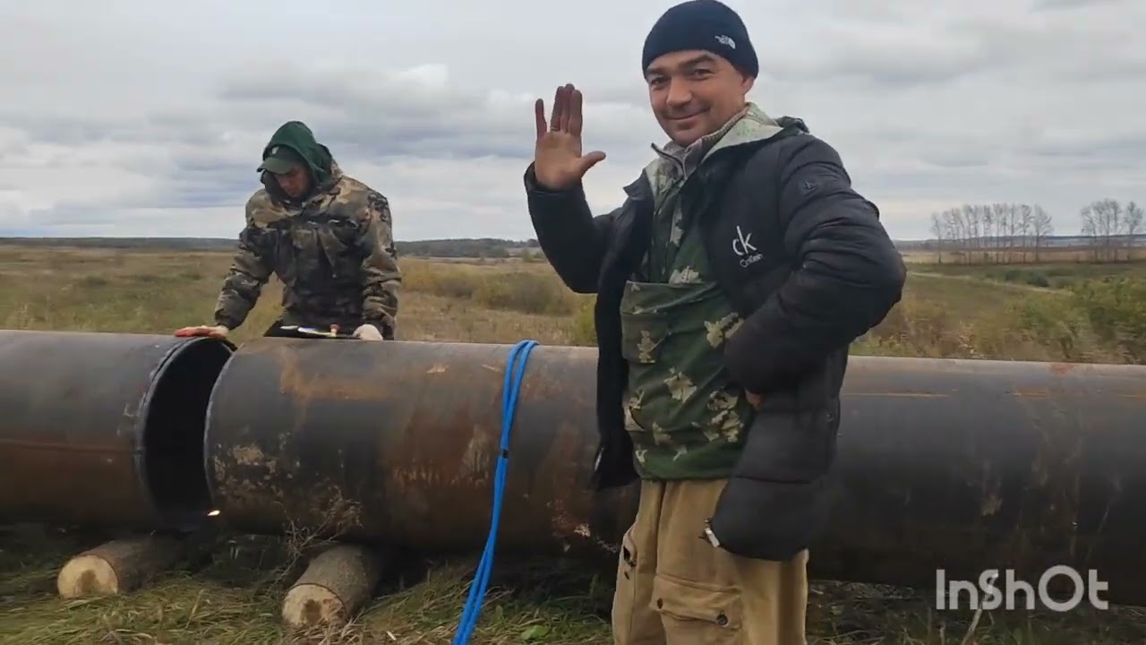 Востановление плотины пруда. 