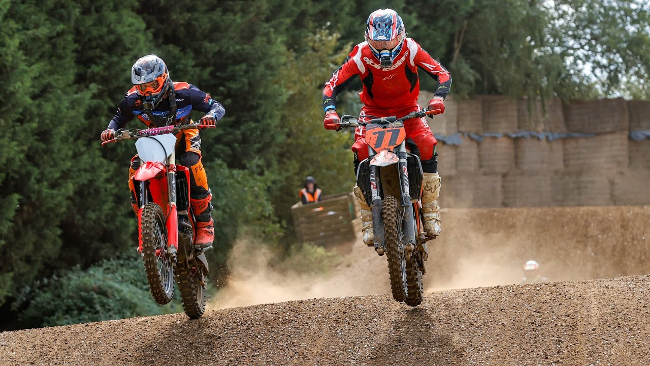 Washbrook farm mx 🤠 Testing Honda crf 250 🏍️ 4k 30/8/2025 Novice 2nd session 📹😁