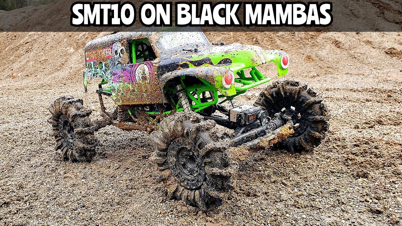 Axial Smt10 on Proline Black Mamba tires