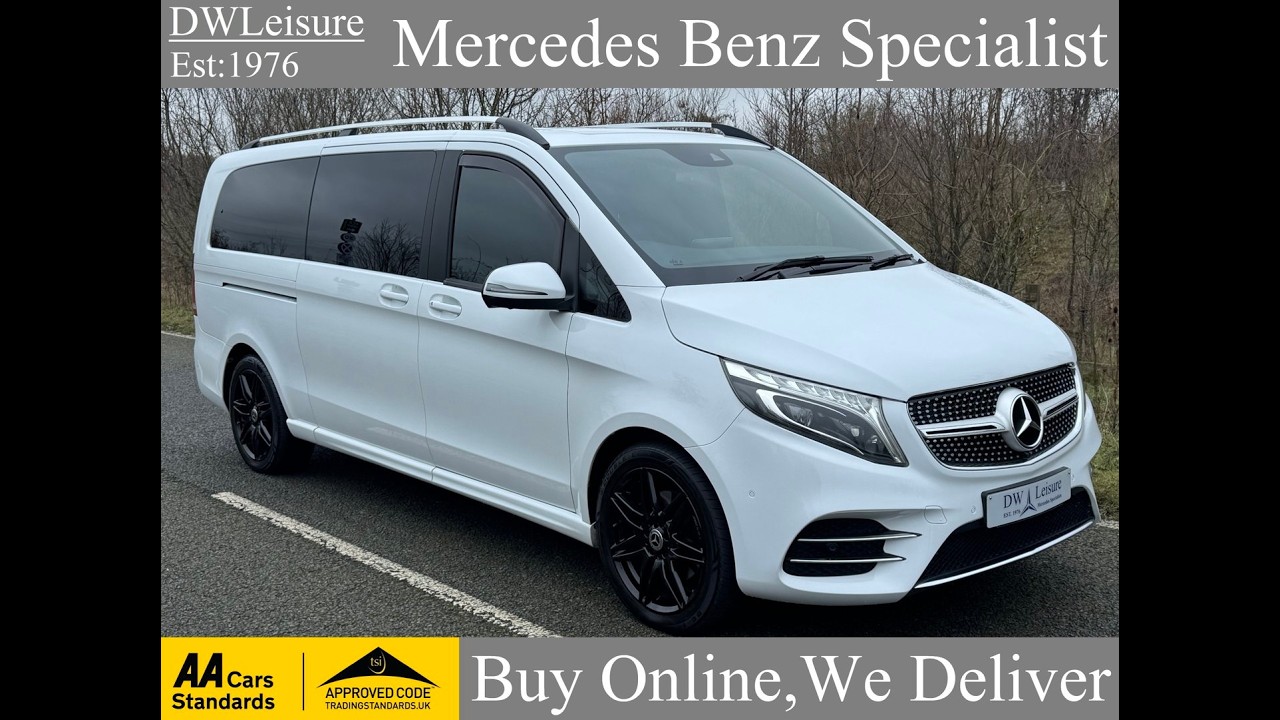 Mercedes Benz V250D AMG Line Auto Diesel Extra Long Wheelbase 8 Seater CU19 NYD