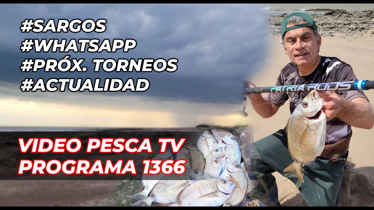 PESCA DE SARGOS EN CLAROMEC&Oacute;, IMAG. DE PESCADORES, PRESENTACION TORNEO 24 HORAS, PROGRAMA #1366