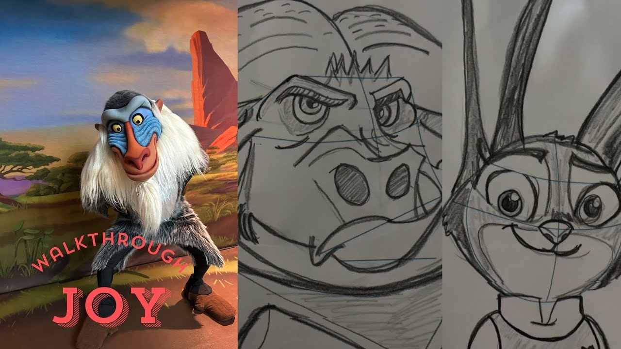 Animal Kingdom Animation Experience Drawing Class | Judy Hopps & Chief Bogo