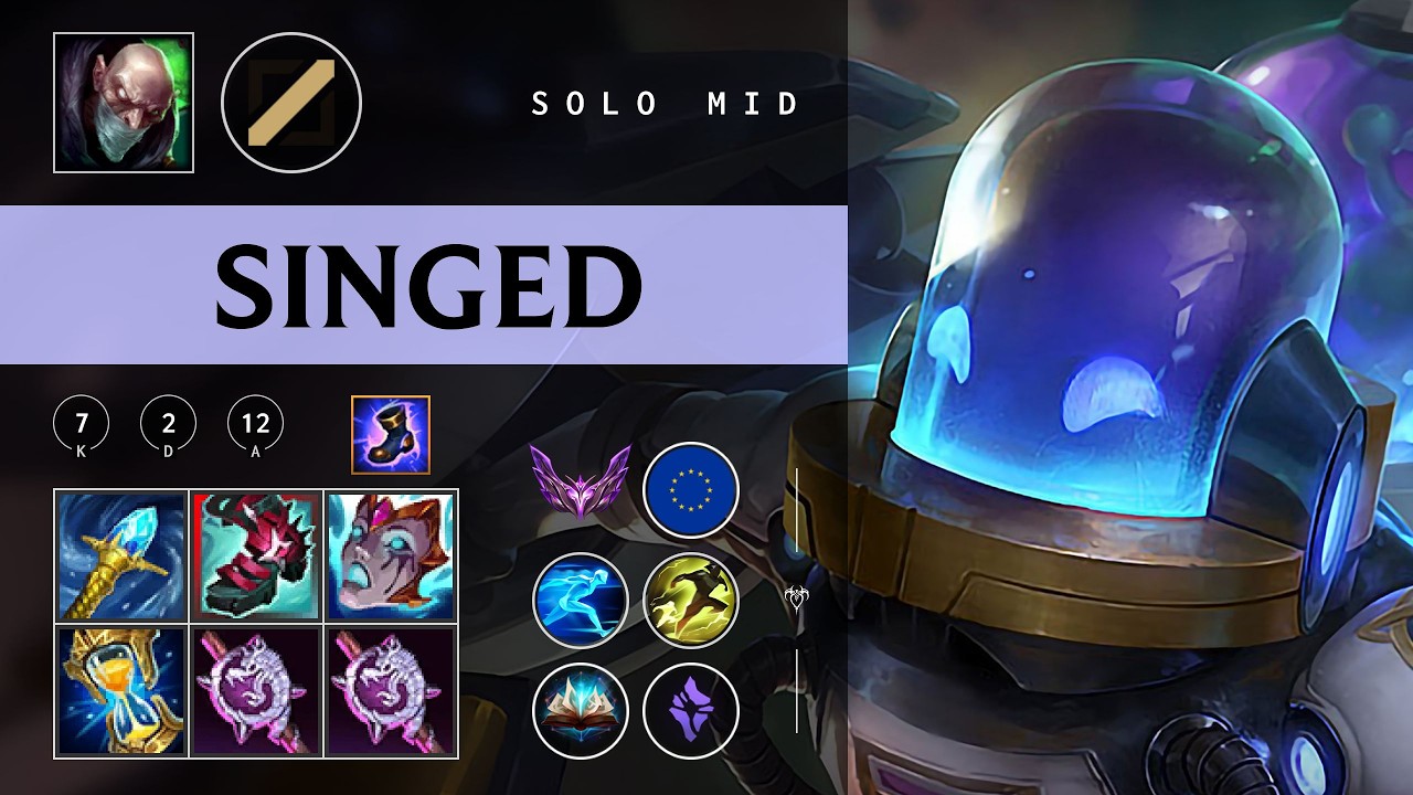 Singed Mid vs Corki - EUW Master Patch 26.03