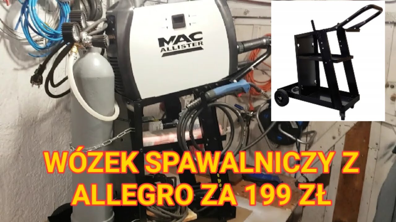 Najtańszy wózek spawalniczy z allegro pod migomat