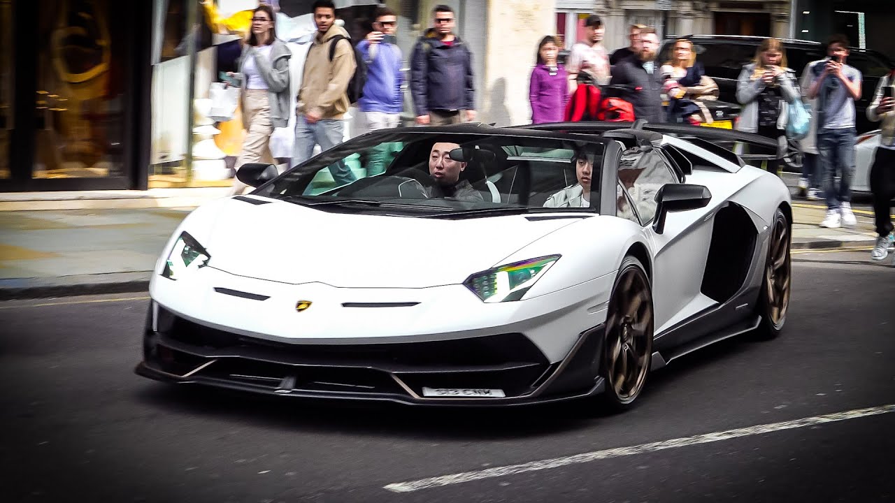 Supercars in London - #CSATW486 [Aventador SVJ, SF90 Stradale, GT2 RS, Mansory 812 GTS, AMG GTR]