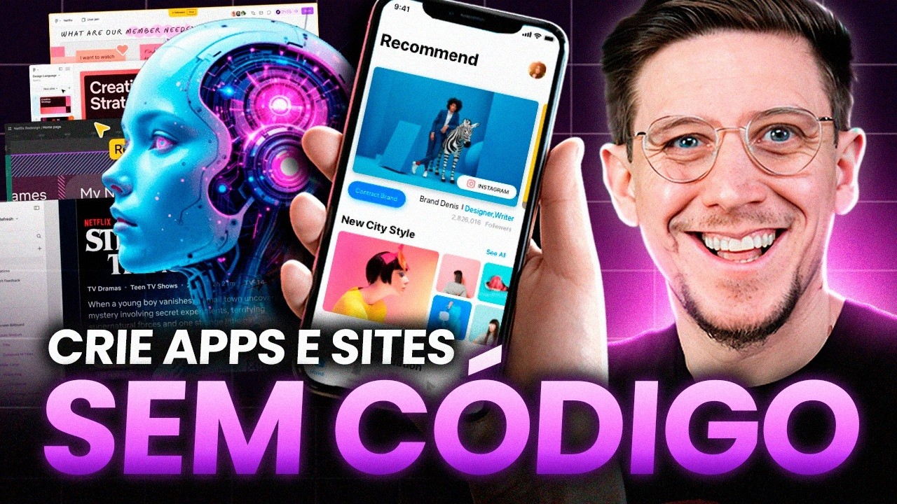 Essa IA Cria QUALQUER Site ou App SEM C&oacute;digo!