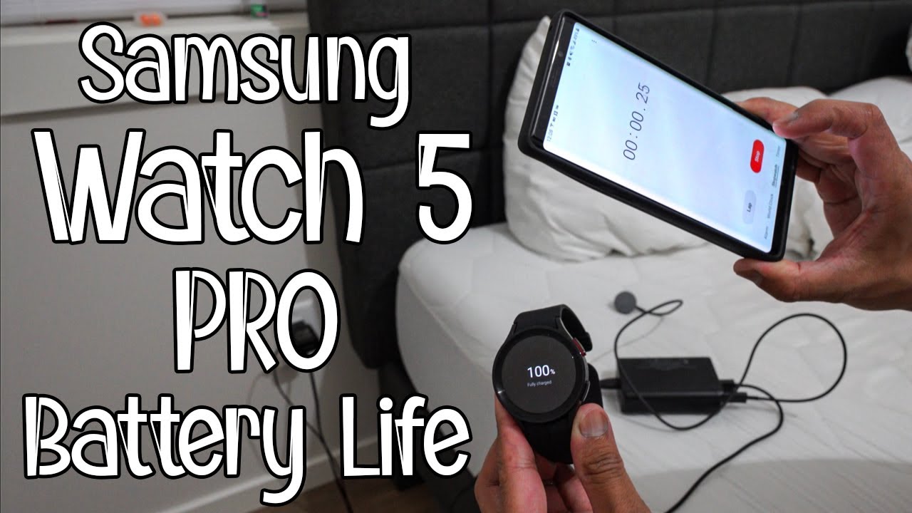 Samsung Galaxy Watch 5 Pro | Real World Battery Life Test