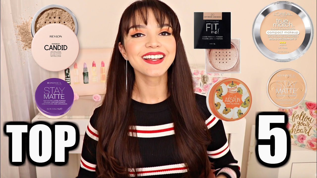 TOP 5 LOS MEJORES POLVOS DEL SUPER PARA PIEL GRASA!
