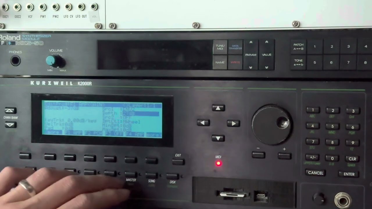 Kurzweil K2000 FM synthesis