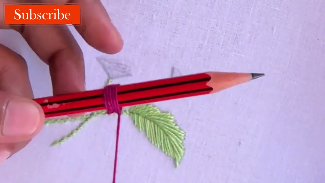 Transform Your Hand Embroidery Skills with Captivating 3D Rosebud Design#hand #flower #fancy