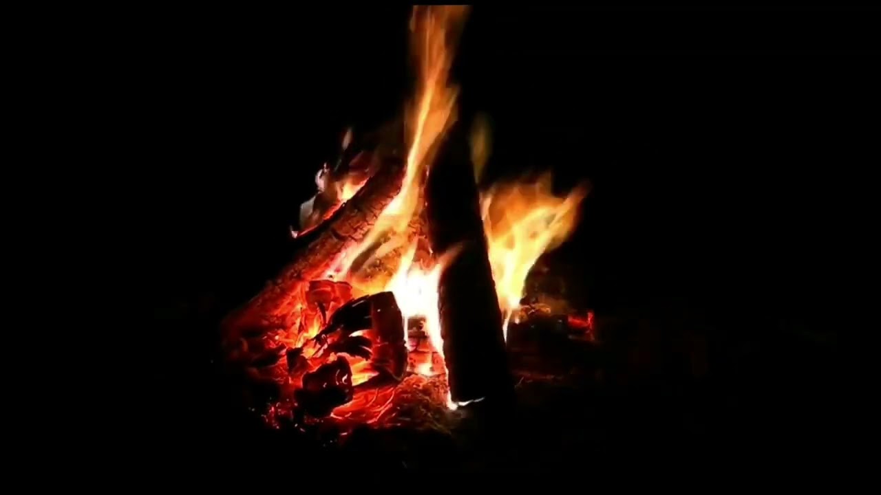 8 HORAS de FOGUEIRA RELAXANTE: Som Realista de Lenha Estalando (Para Dormir, Orar e Estudar)
