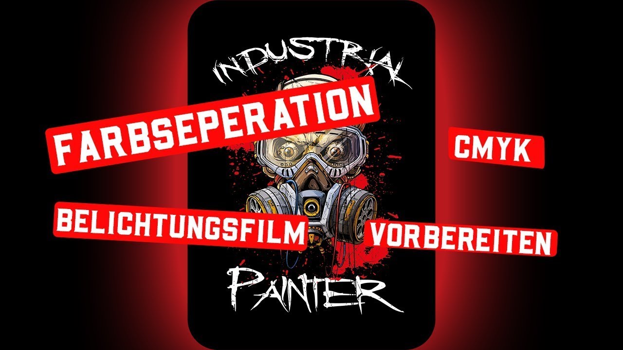 Siebdruck Farbseparation, CMYK, Sieberstellung, 4 farb Druck, deutsch, german
