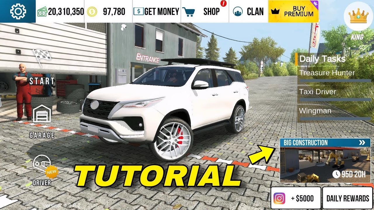 How to Complete Big Construction in Car Parking