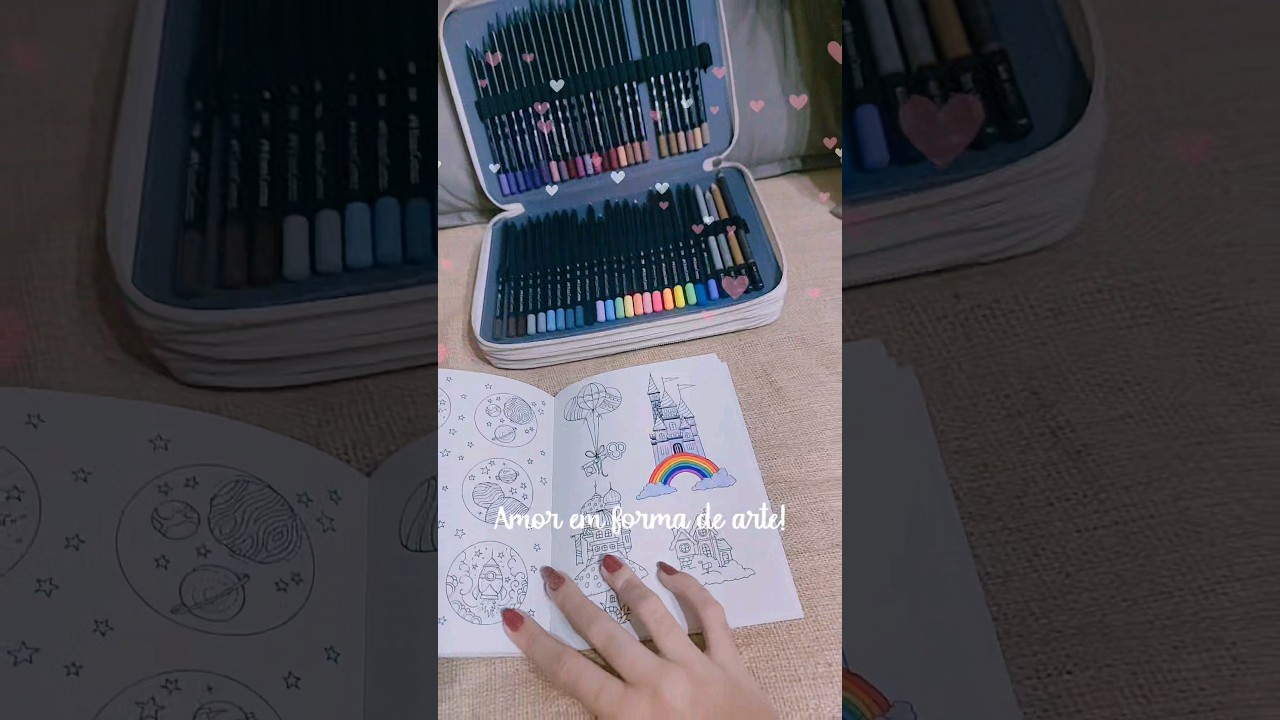 Organizando estojo com L&aacute;pis de cor super soft 100 cores! #supersoft #fabercastell #art #l&aacute;pisdecor