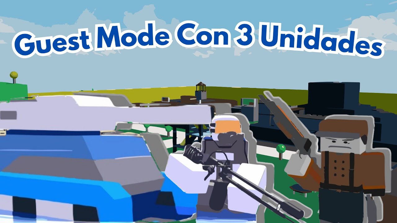 Guest Mode Con 3 Unidades - Roblox Dummy Defense