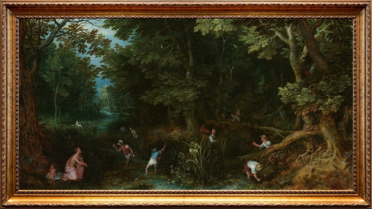 Luxury Art Vintage Oil Painting | Framed Art Aesthetics Screensaver for TV
