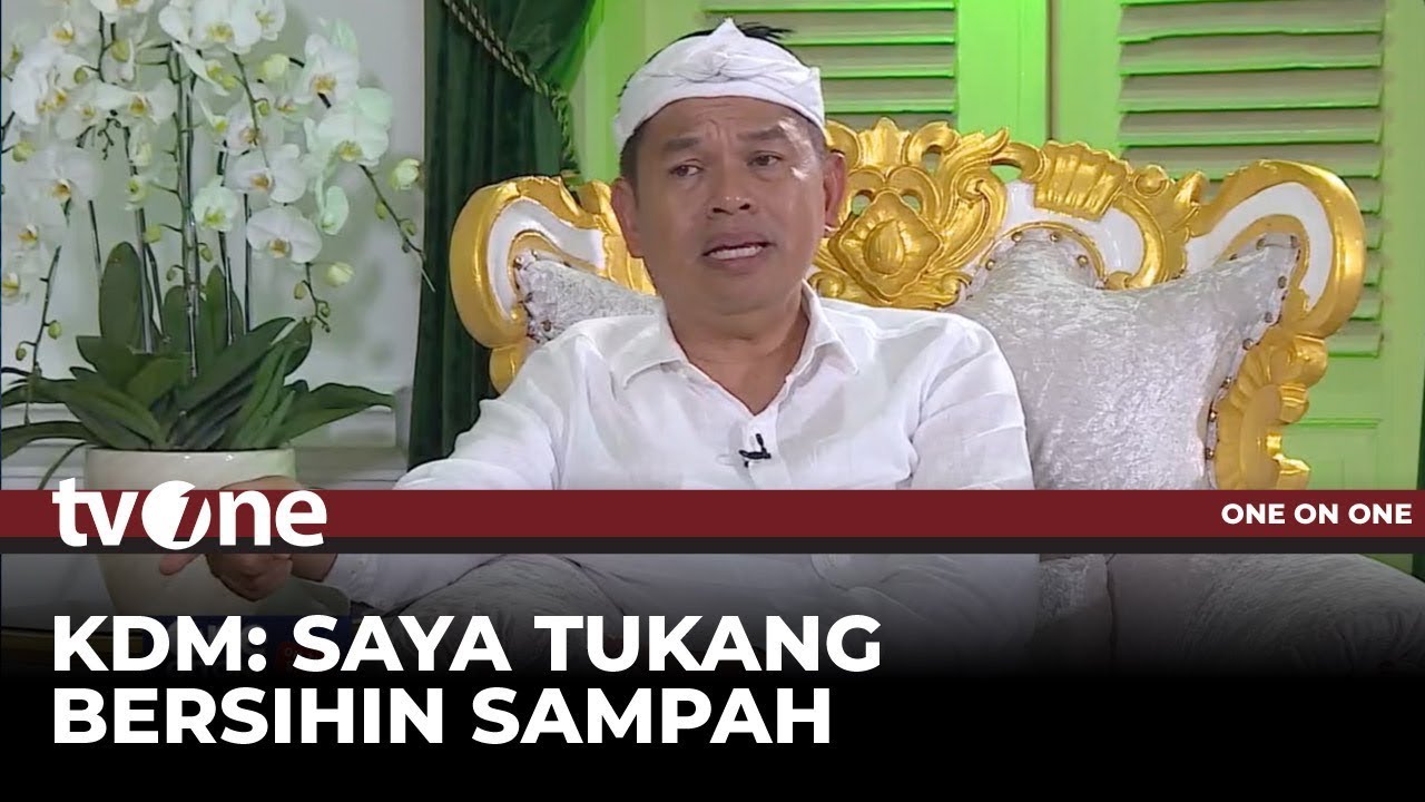 Dedi Mulyadi: Normalisasi Sungai Butuh Dana Gila-gilaan, Lebih dari Rp8 Triliun! | One on One tvOne