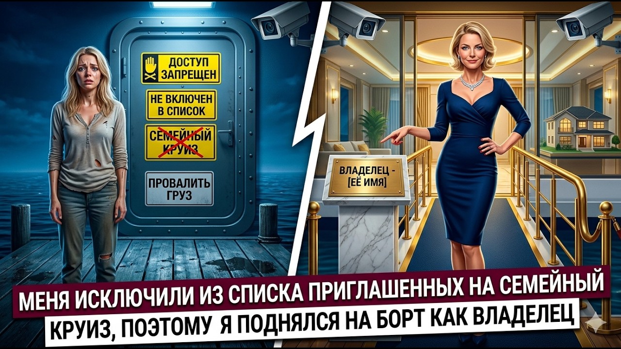 Меня исключили из списка приглашенных на семейный круиз, поэтому я поднялся на борт как владелец.