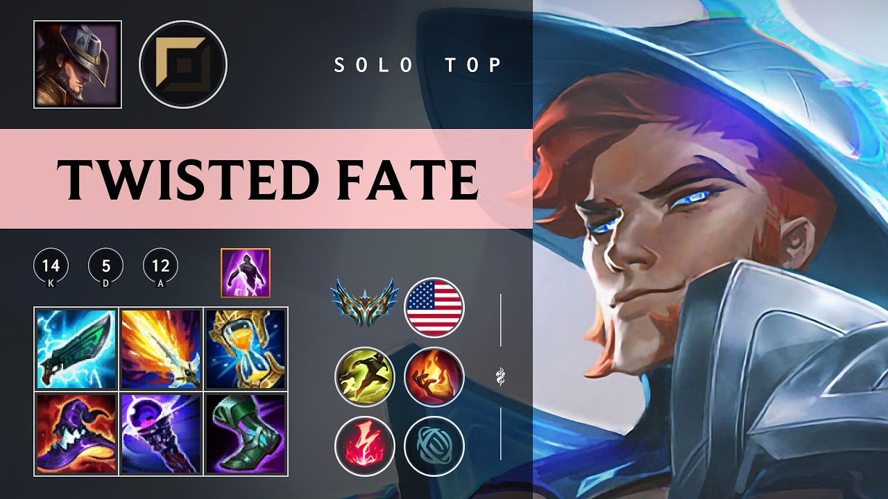 Twisted Fate Top vs Riven - NA Challenger Patch 26.04