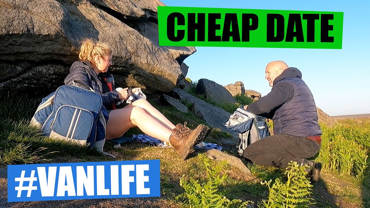 Frugal Friday - A Picnic and Stealth Camp at Stanage Edge, Hope Valley - UK Van Life