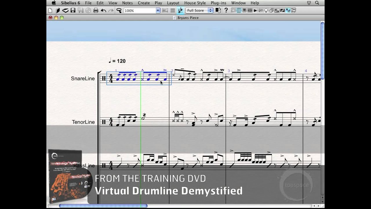 Flams in Sibelius - VIrtual Drumline Demystified