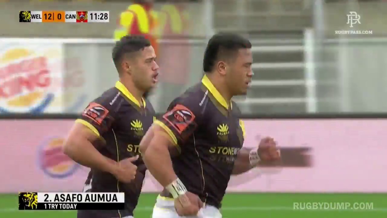 Wellington Hooker Asafo Aumua steps fullback to score incredible 60m try