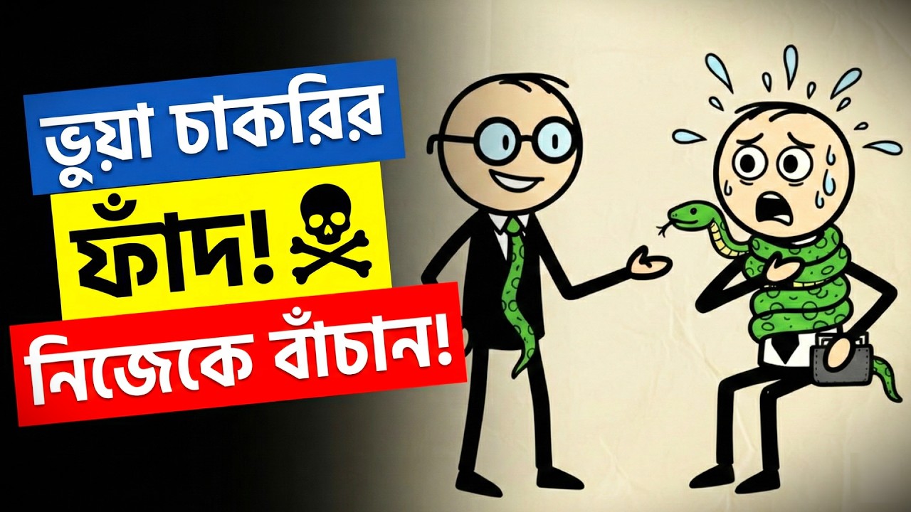 সাবধান! চাকরির নামে প্রতারণা? 😡ভুয়া চাকরির ৫টি লক্ষণ চিনে রাখুন! | Job Scam