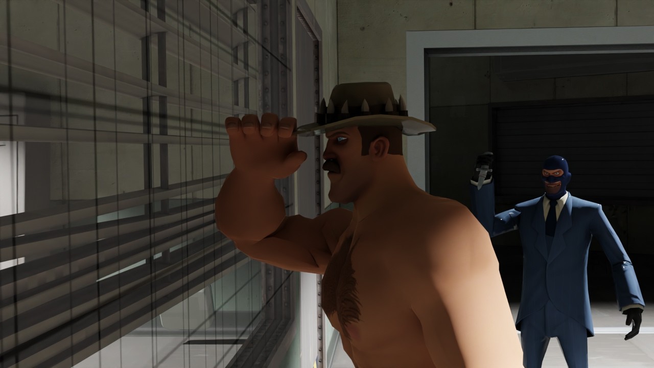 Hiding from Saxton | Team Fortress 2