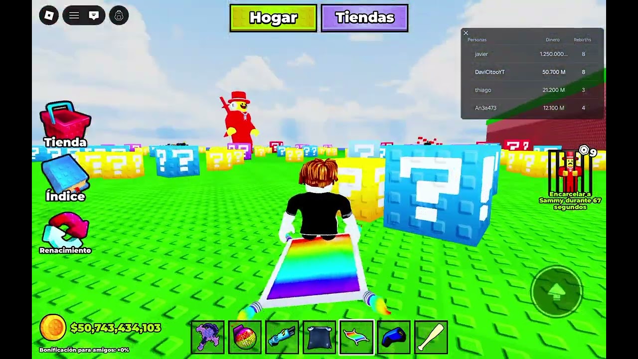 Evento de rompe un bloque de ka suerte