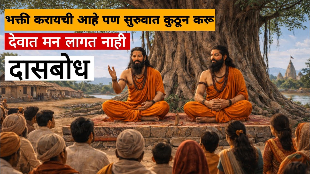दशक चौथा समास पहिला ...प्रथम भक्ती काय आहे | होळी ची कथा | दासबोध निरूपण मराठी | समर्थ रामदास स्वामी
