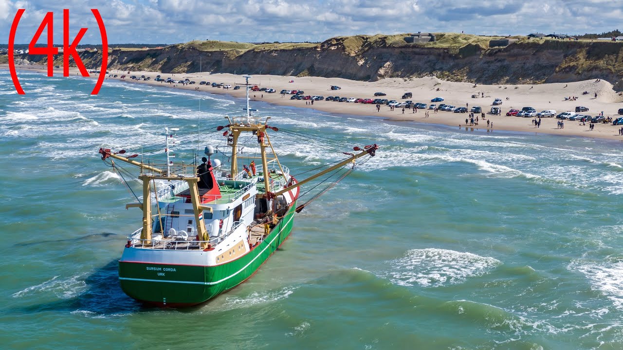 Stranding af bomtravleren 