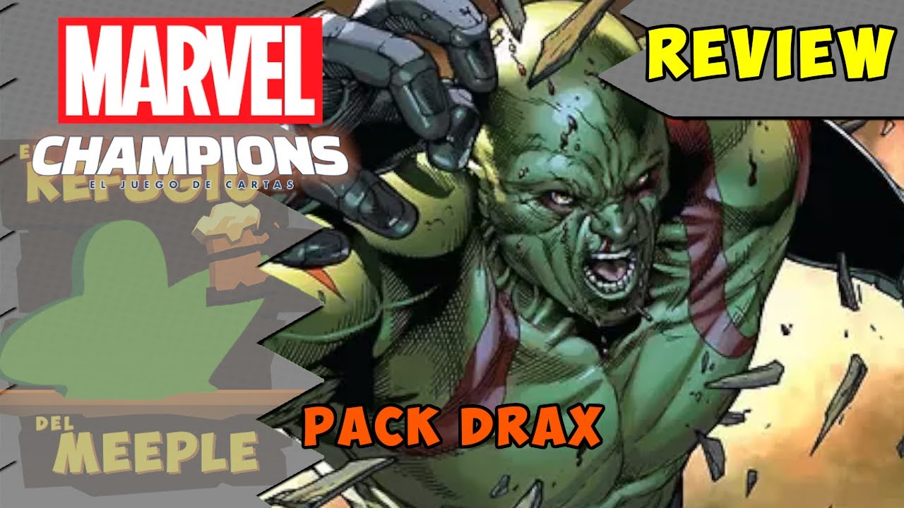 [Unboxing] Marvel Champions: Drax | Review del pack de héroe